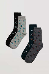 Pack 4 pares de meias